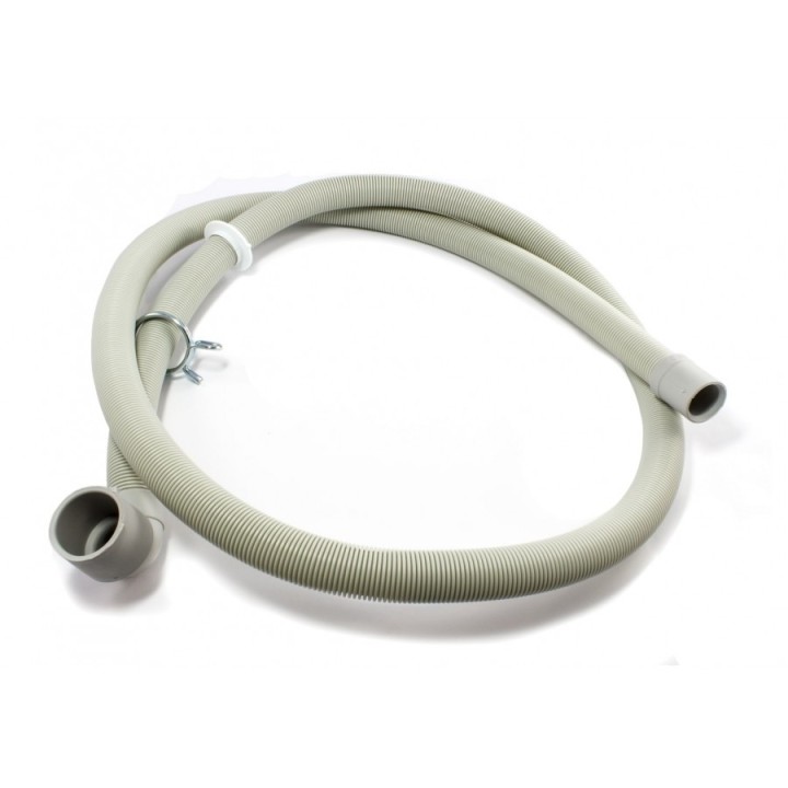 Λάστιχα αποχέτευσης Πλυντηρίων ρούχων - Σωλήνας σπιράλ γωνιακός (20mm X 29mm X 2 μέτρα) αποχέτευσης πλυντηρίου ρούχων/πιάτων ΓΕΝ