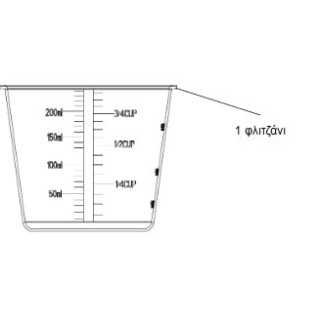 Δοχείο δοσομετρητή αρτοπαρασκευαστή IZZY/PYREX original