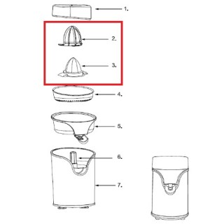 Κώνος λεμονοστίφτη διαιρούμενος XPRESS IZZY original IZZY LEKN0017