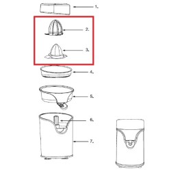 Κώνος λεμονοστίφτη διαιρούμενος XPRESS IZZY original IZZY LEKN0017