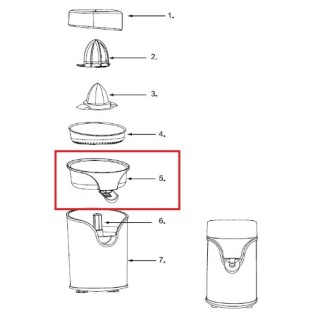 Δοχείο χυμού λεμονοστίφτη XPRESS IZZY original IZZY LEDO0001