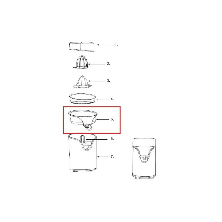 Δοχείο χυμού λεμονοστίφτη XPRESS IZZY original IZZY LEDO0001