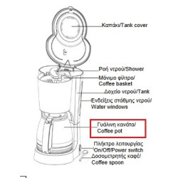 Κανάτα καφετιέρας γαλλικού καφέ IZZY original IZZY 222573