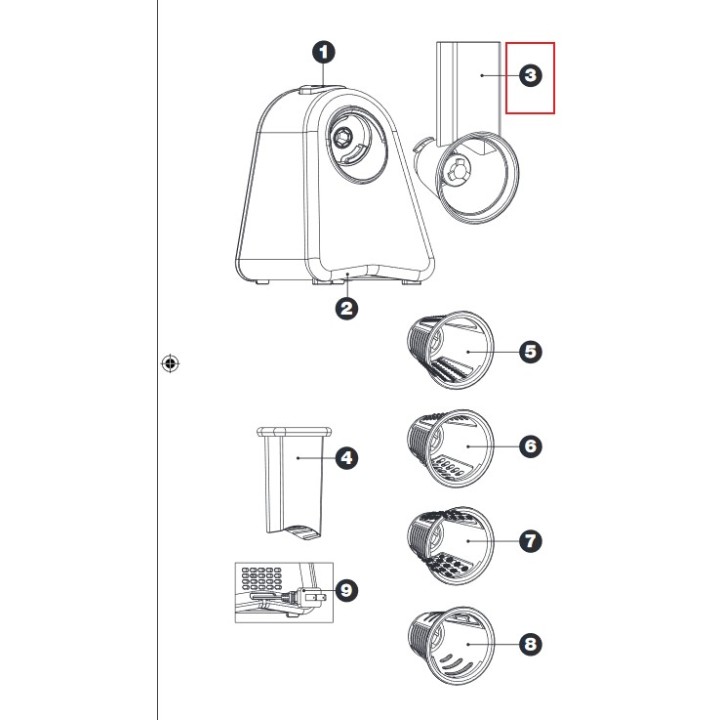 Βάση κοπής πολυκόφτη PYREX original