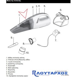 Φίλτρο για σκουπάκι επαναορτιζόμενο B 8085 IZZY original IZZY SKXFIL0003