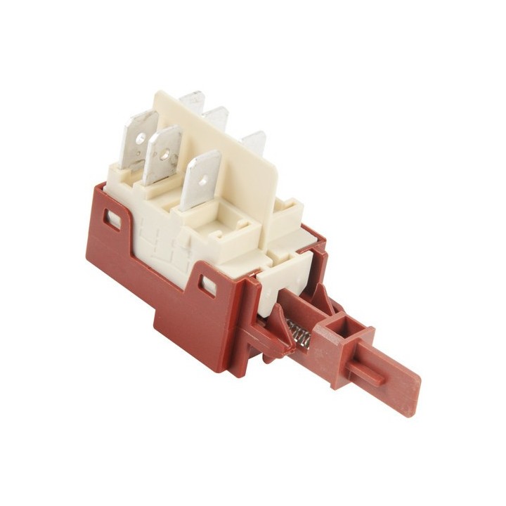 Διακόπτης πατητός με μανδάλωση πλυντηρίου ρούχων ARDO/CANDY/ZANUSSI