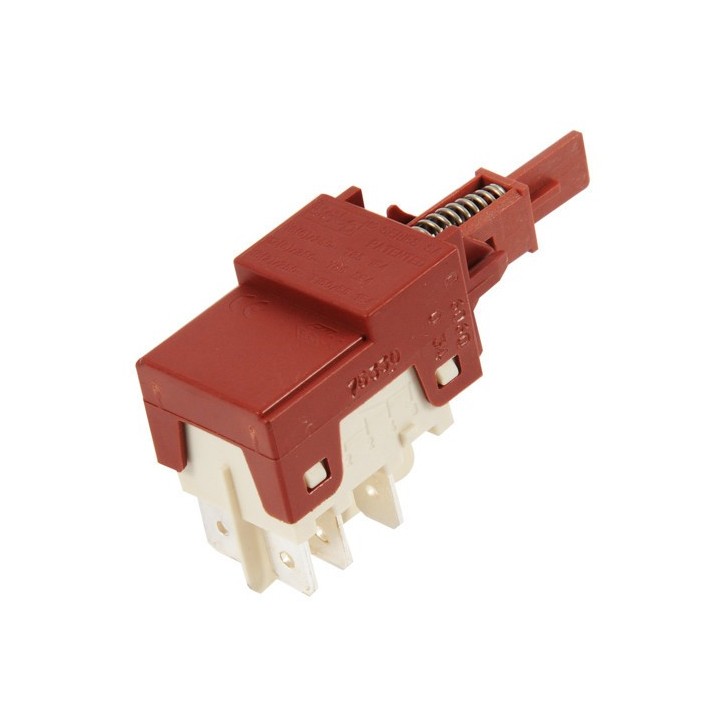 Διακόπτης πατητός με μανδάλωση πλυντηρίου ρούχων ARDO/CANDY/ZANUSSI