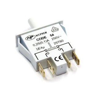 Διακόπτης μπουτόν διπλός φωτός-ανεμιστήρα πόρτας ψυγείου ARCELIK/BEKO replica ARCELIK PSDIA0003