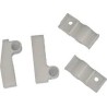 LG original plastic washing machine hinge bases
