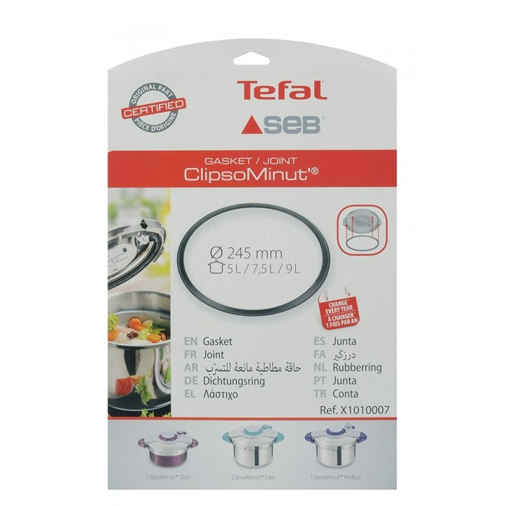 Λάστιχο καπακιού χύτρας ταχύτητος TEFAL CLIPSO MINUT EASY original