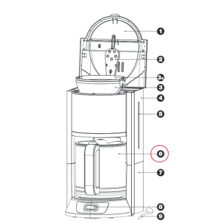 Κανάτα καφετιέρας γαλλικού καφέ IZZY original