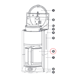 Κανάτα καφετιέρας γαλλικού καφέ IZZY original IZZY 333987