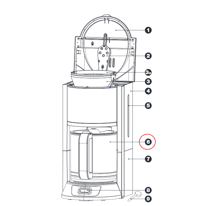Κανάτα καφετιέρας γαλλικού καφέ IZZY original IZZY 333987