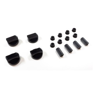 Κουμπί γενικής χρήσης μαύρο με τρεις προσαρμογές μήκους και οπής ΓΕΝΙΚΗΣ ΧΡΗΣΗΣ KOYM0001