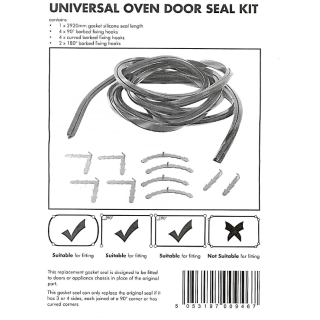 Λάστιχο ( φλάντζα ) ΚΙΤ στεγανοποίησης πόρτας κουζίνας ΓΕΝΙΚΗΣ ΧΡΗΣΗΣ ΓΕΝΙΚΗΣ ΧΡΗΣΗΣ GPK0063