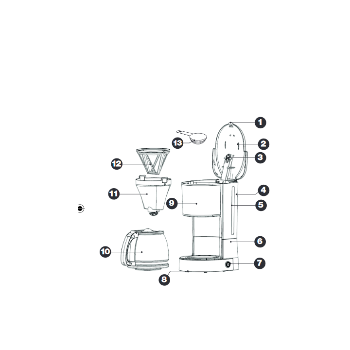 Κανάτα καφετιέρας γαλλικού καφέ PYREX/IZZY original IZZY 333915