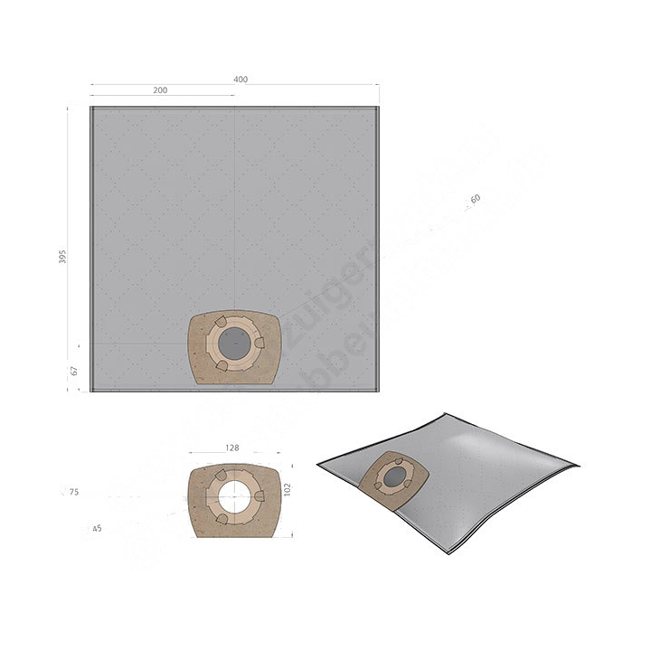 Σακούλα ηλεκτρικής σκούπας βαρέλι EINHELL/KARCHER/AQUAVAC/THOMAS/ΓΕΝΙΚΗΣ ΧΡΗΣΗΣ