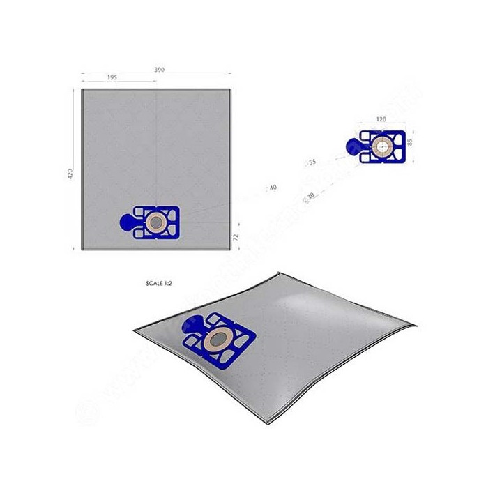 Σακούλα ηλεκτρικής σκούπας NUMATIC