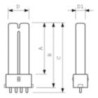 Λάμπα οικονομίας PL 11W/12.2 2G7 (4-ακίδες) 4000K PHILIPS PL-S 11W/840