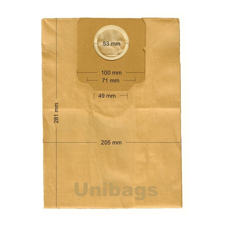 Σακούλα ηλεκτρικής σκούπας MOULINEX VECTRAL/KRUPS/CURTISS/ECOCLEAN MOULINEX SAK1150