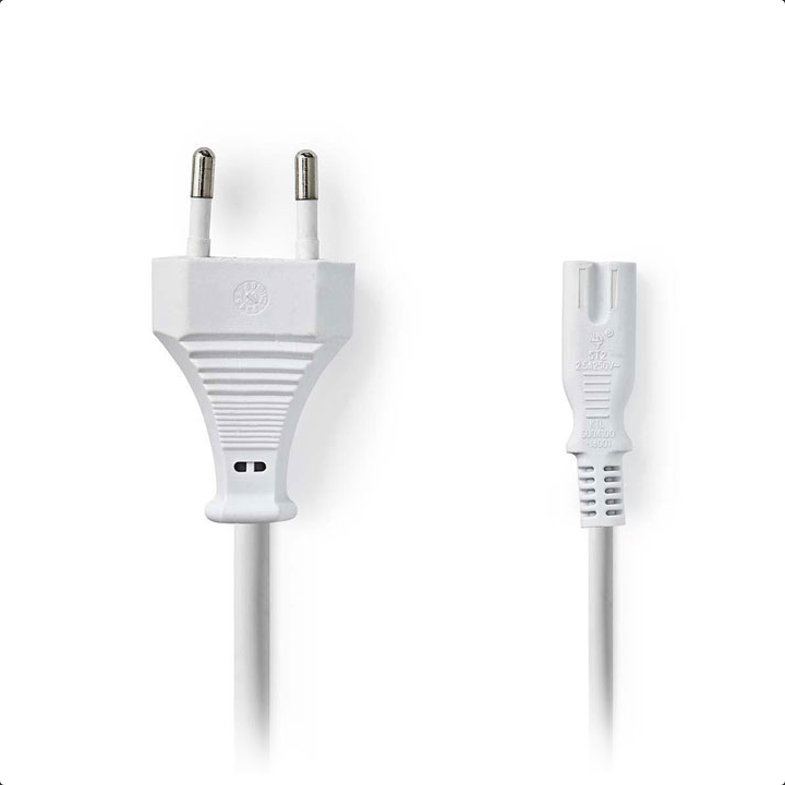 Καλώδιο τροφοδοσίας οκταράκι λευκό ΓΕΝΙΚΗΣ ΧΡΗΣΗΣ ΓΕΝΙΚΗΣ ΧΡΗΣΗΣ PTO0007