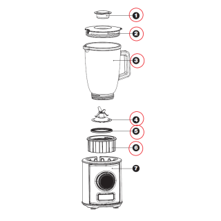 Κανάτα μπλέντερ κομπλέ IZZY original