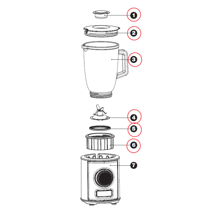 Κανάτα μπλέντερ κομπλέ IZZY original IZZY 333984