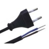 Καλώδιο τροφοδοσίας διπολικό μαύρο 3m ΓΕΝΙΚΗΣ ΧΡΗΣΗΣ