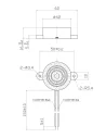 Buzzer με καλώδιο 12VDC 95dB ΓΕΝΙΚΗΣ ΧΡΗΣΗΣ ΓΕΝΙΚΗΣ ΧΡΗΣΗΣ PTO0017